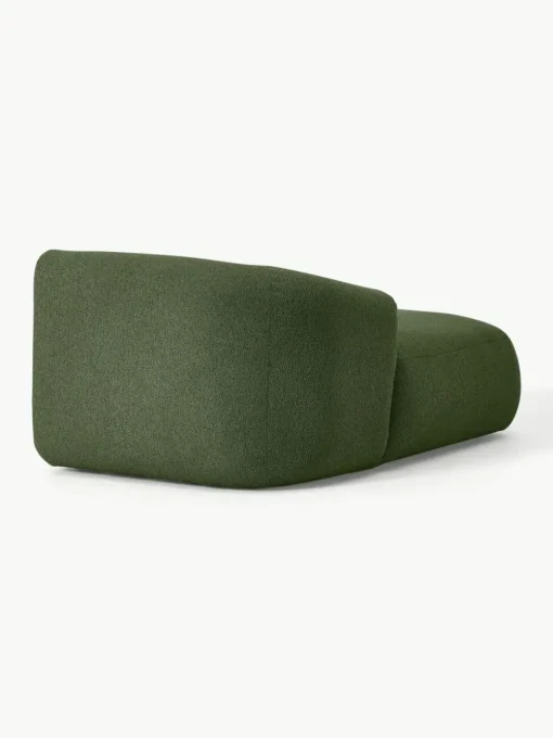 Chaise longue hoekmodule Sofia uit bouclé