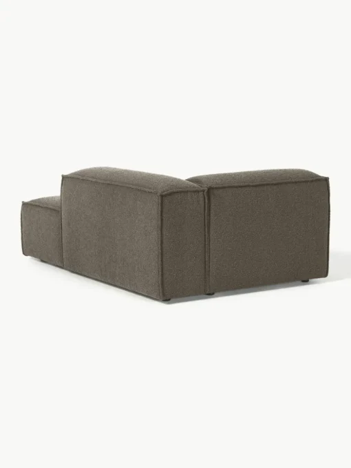 Chaise longue hoekmodule Lennon uit bouclé