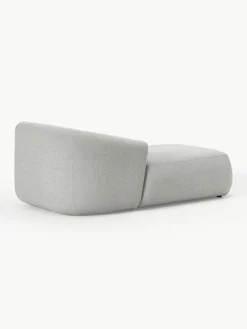 Chaise longue hoekmodule Sofia uit bouclé