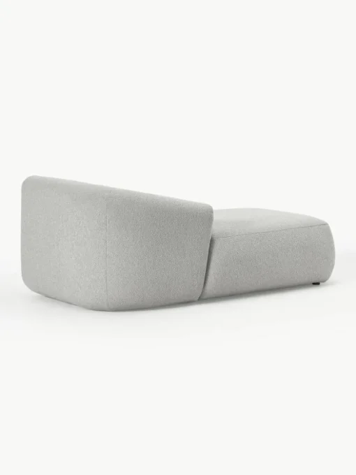 Chaise longue hoekmodule Sofia uit bouclé