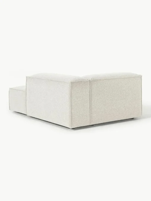 Chaise longue hoekmodule Lennon van bouclé