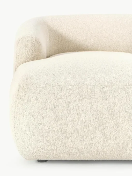 Chaise longue hoekmodule Sofia uit bouclé