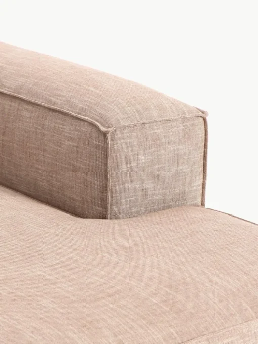 Chaise longue hoekmodule Lennon van linnenmix