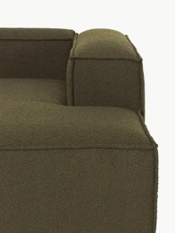 Chaise longue hoekmodule Lennon uit bouclé
