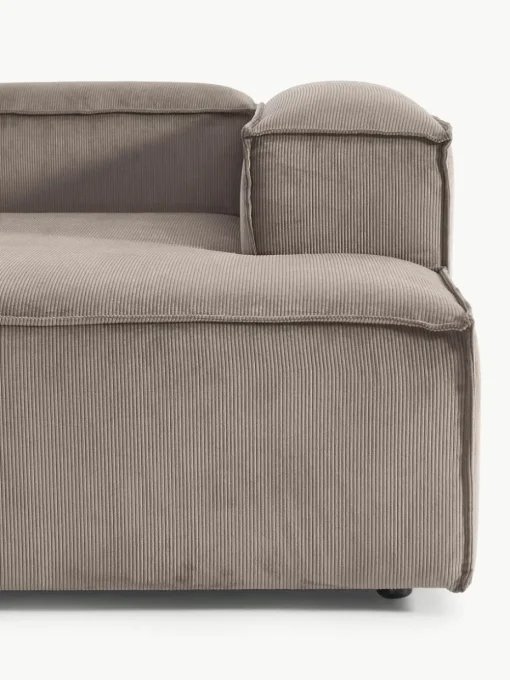 Chaise longue hoekmodule Lennon van corduroy