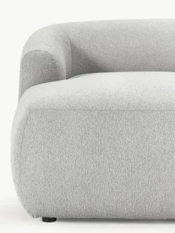 Chaise longue hoekmodule Sofia uit bouclé