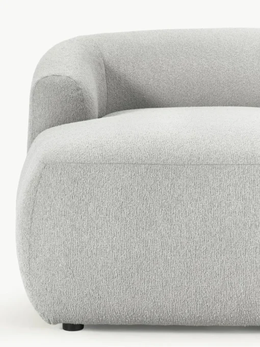 Chaise longue hoekmodule Sofia uit bouclé