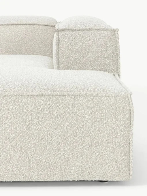 Chaise longue hoekmodule Lennon van bouclé