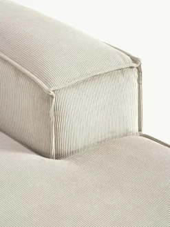 Chaise longue hoekmodule Lennon van corduroy