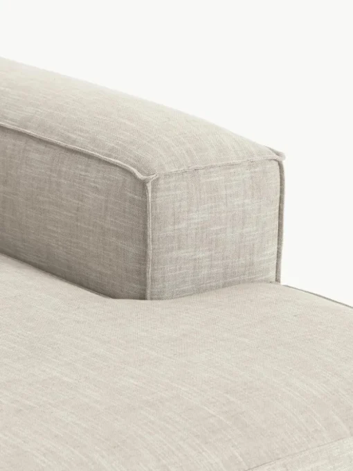 Chaise longue hoekmodule Lennon van linnenmix
