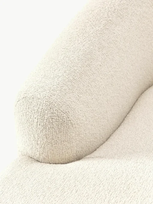Chaise longue hoekmodule Sofia uit bouclé