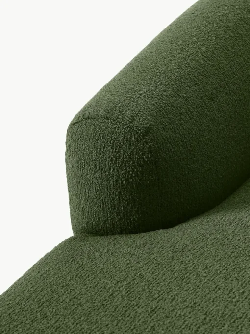 Chaise longue hoekmodule Sofia uit bouclé