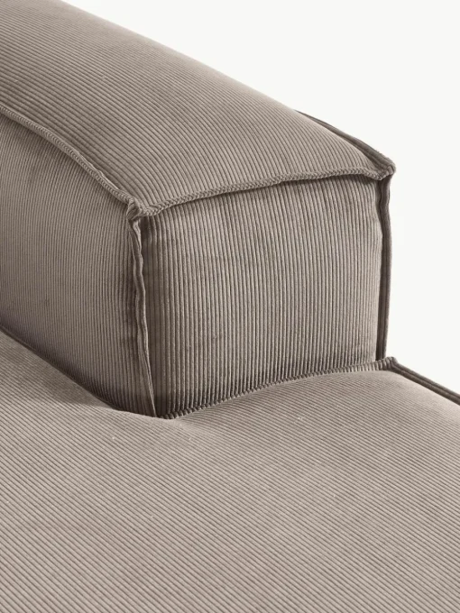 Chaise longue hoekmodule Lennon van corduroy