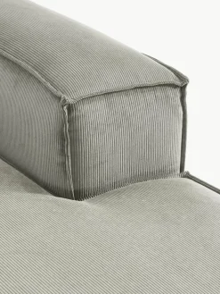 Chaise longue hoekmodule Lennon van corduroy