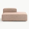 Chaise longue module Lennon van linnenmix