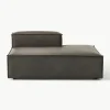 Chaise longue module Lennon van gerecycled leer