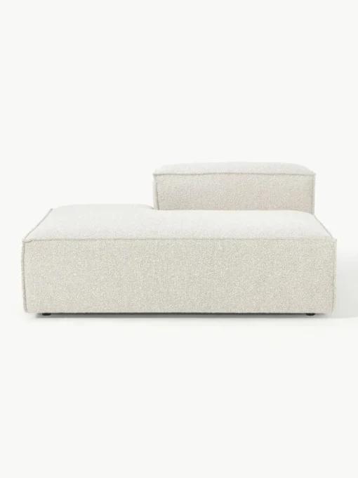 Chaise longue module Lennon van bouclé