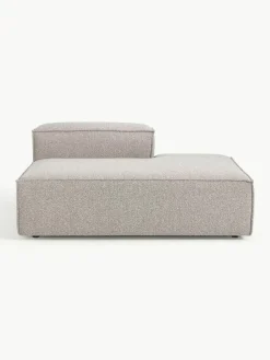 Chaise longue module Lennon van bouclé