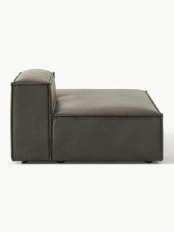 Chaise longue module Lennon van gerecycled leer