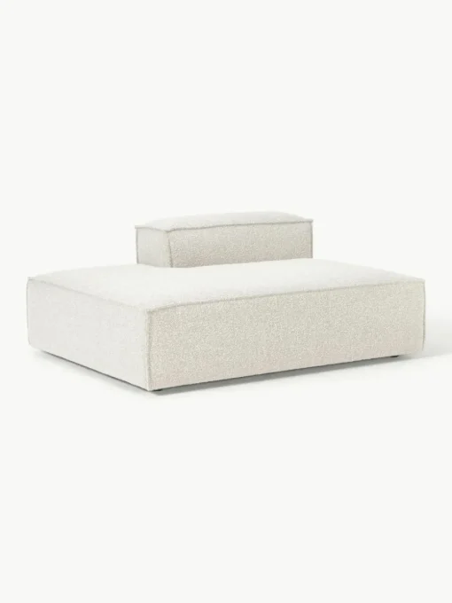 Chaise longue module Lennon van bouclé