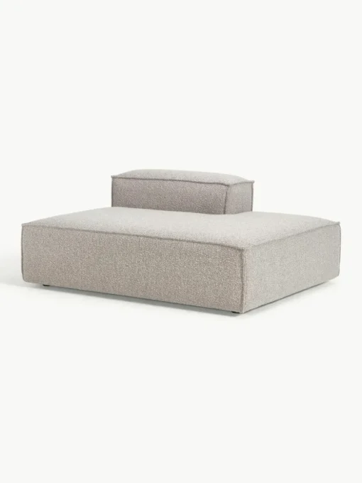 Chaise longue module Lennon van bouclé