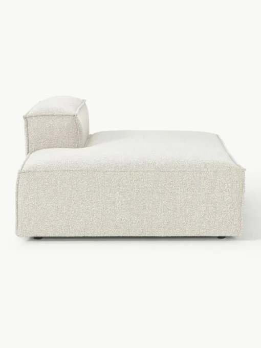 Chaise longue module Lennon van bouclé