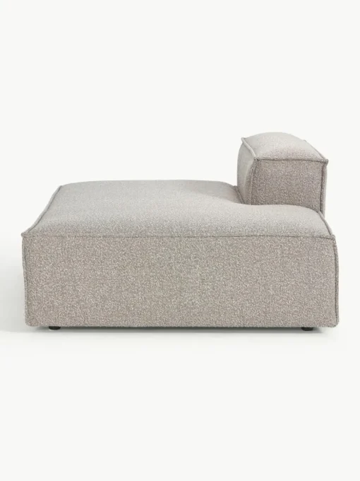 Chaise longue module Lennon van bouclé