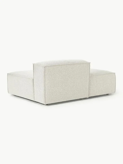 Chaise longue module Lennon van bouclé