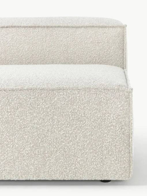 Chaise longue module Lennon van bouclé