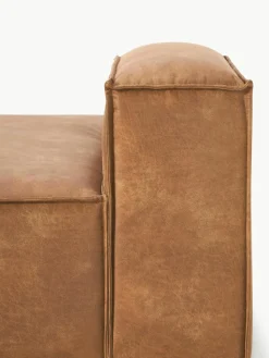 Chaise longue module Lennon van gerecycled leer