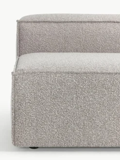 Chaise longue module Lennon van bouclé