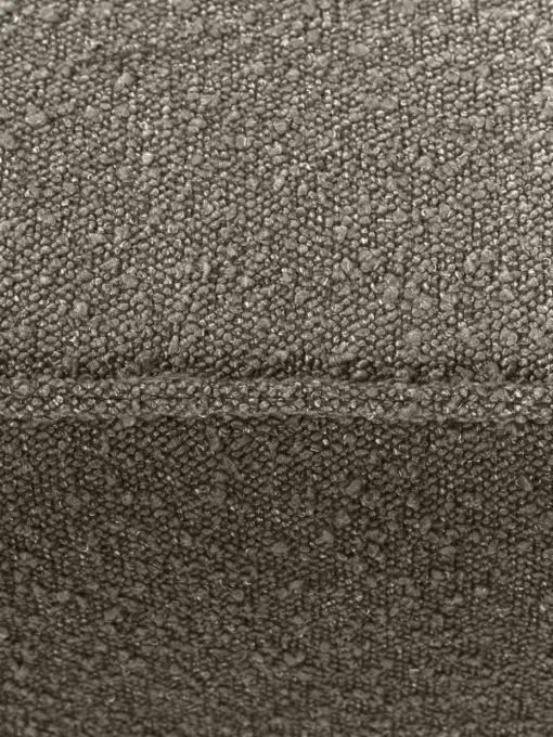 Chaise longue module Lennon uit bouclé