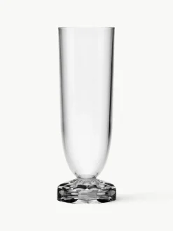 Champagneglas Jellies met structuurpatroon, 4 stuks