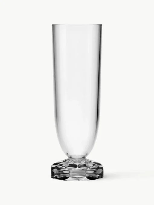 Champagneglas Jellies met structuurpatroon, 4 stuks