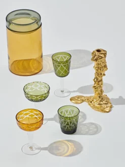 Champagneglazen Cuttings, set van 6