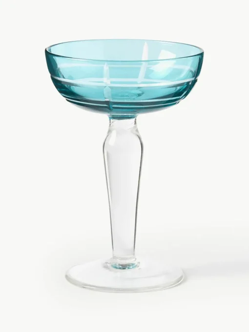 Champagneglazen Cuttings, set van 6