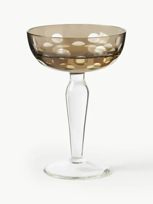 Champagneglazen Cuttings, set van 6
