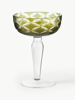Champagneglazen Cuttings, set van 6