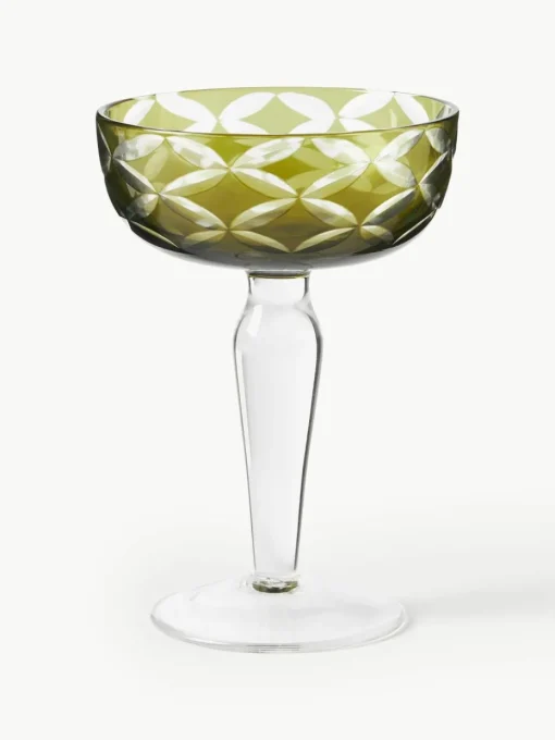 Champagneglazen Cuttings, set van 6