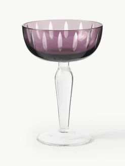 Champagneglazen Cuttings, set van 6