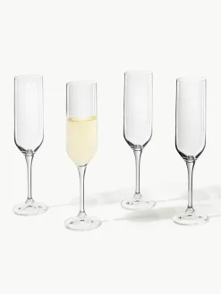Champagneglazen Eleia, 4 stuks