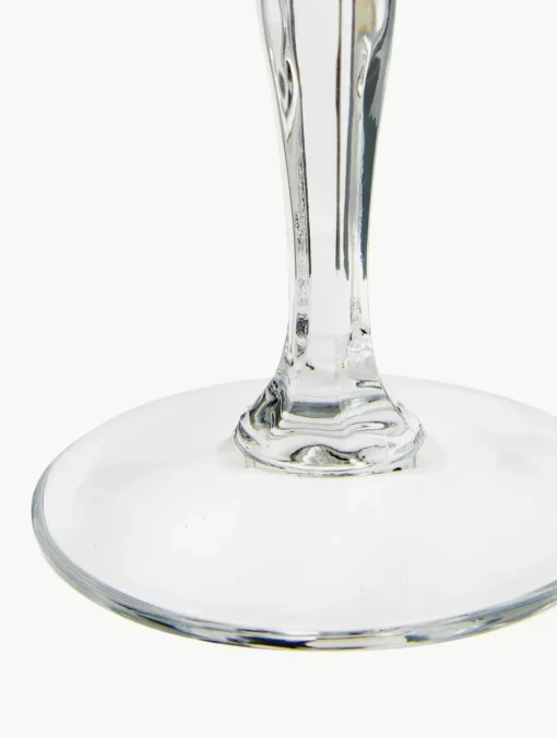 Champagneglazen Opera met reliëf, 6 stuks