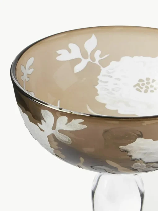 Champagneglazen Peony, set van 6