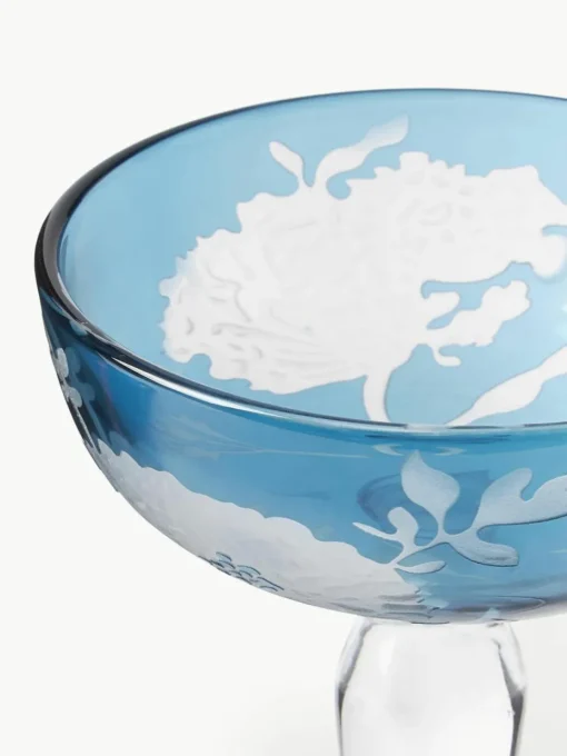Champagneglazen Peony, set van 6