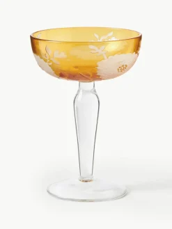 Champagneglazen Peony, set van 6