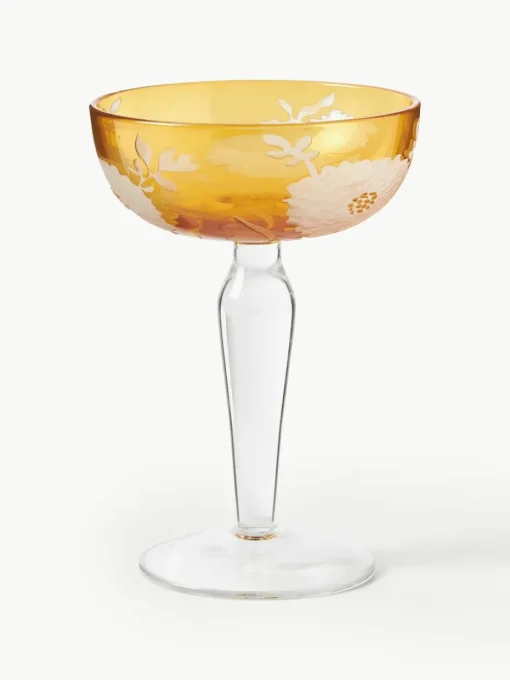 Champagneglazen Peony, set van 6