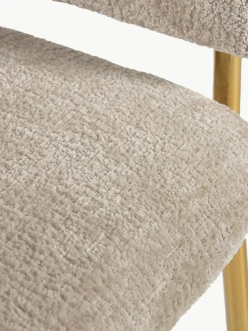 Chenille fauteuils Runnie, set van 2