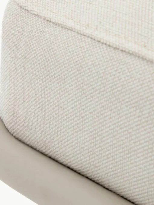 Chenille gestoffeerde bank Compo