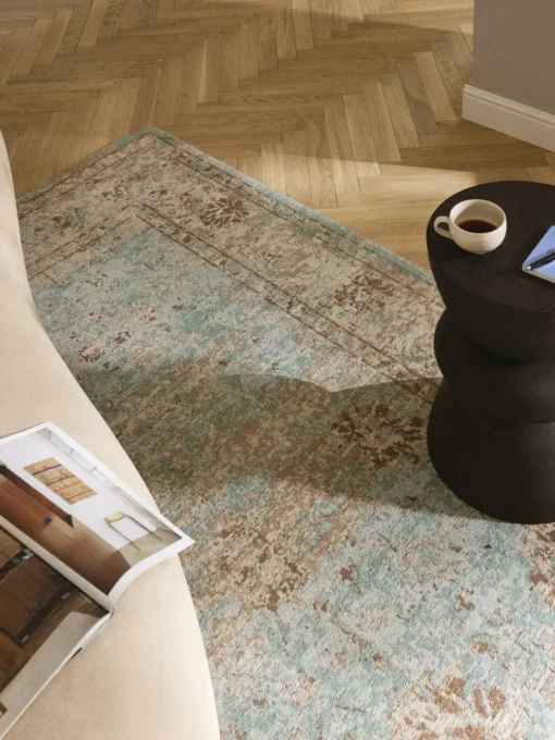 Chenille vloerkleed Rimini, handgeweven
