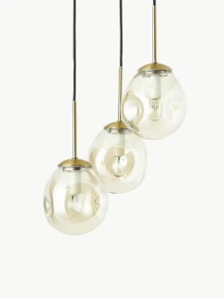 Cluster hanglamp Amora van glas